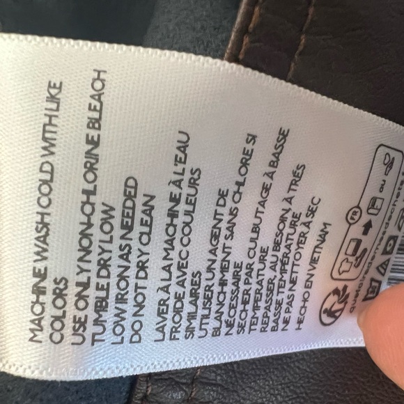 Free People Jea knit White Lace Button-Up Blouse, Sz L - Picture 10 of 10